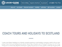 Tablet Screenshot of lochsandglens.com
